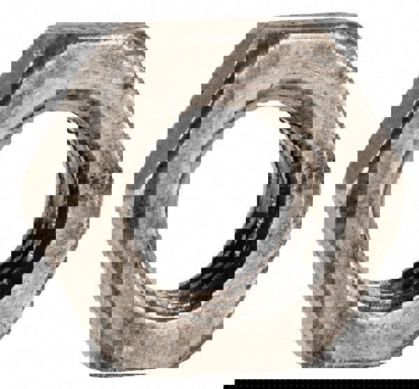 Jam Nut: M5x0.8, Grade 2H Steel, Bright/Uncoated Finish