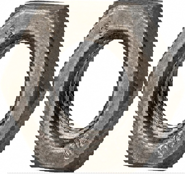 Jam Nut: M12x1.75, Grade 2H Steel, Bright/Uncoated Finish