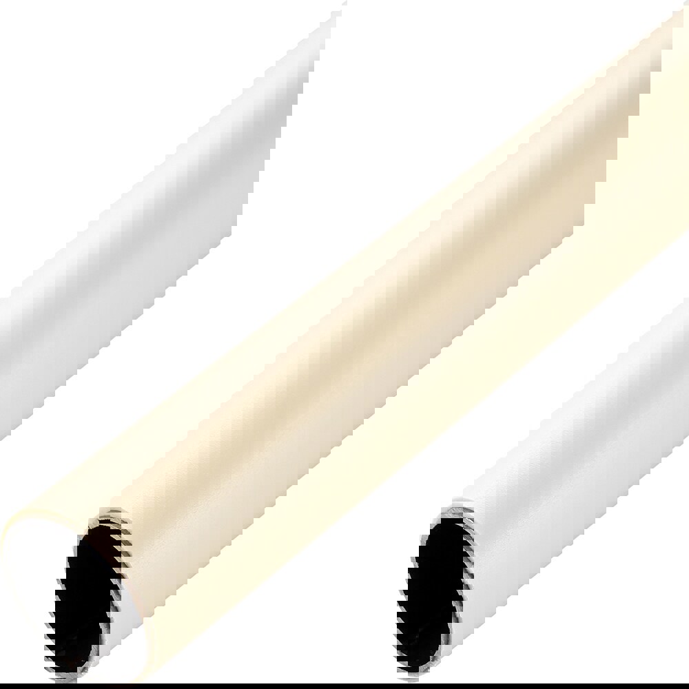 Framing Pipe; Material: Steel ; Color: Ivory ; Pipe Shape: Round ; Width/Diameter (mm): 28.00 ; Length (Feet): 8.000 ; ESD: No