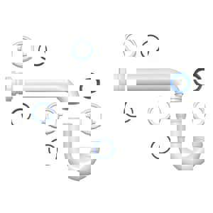 1-1/2 P TRAP BAGGED W/ BLUE WSHR