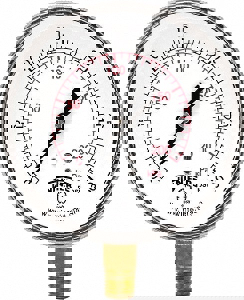 Pressure Gauge: 3-1/2