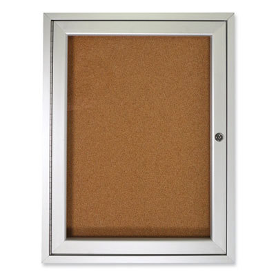 Cork Bulletin Boards; Bulletin Board Type: Enclosed Cork Bulletin Board ; Board Color: Natural ; Board Material: Cork ; Width (Inch): 36 ; Height (Inch): 37 ; Frame Material: Aluminum