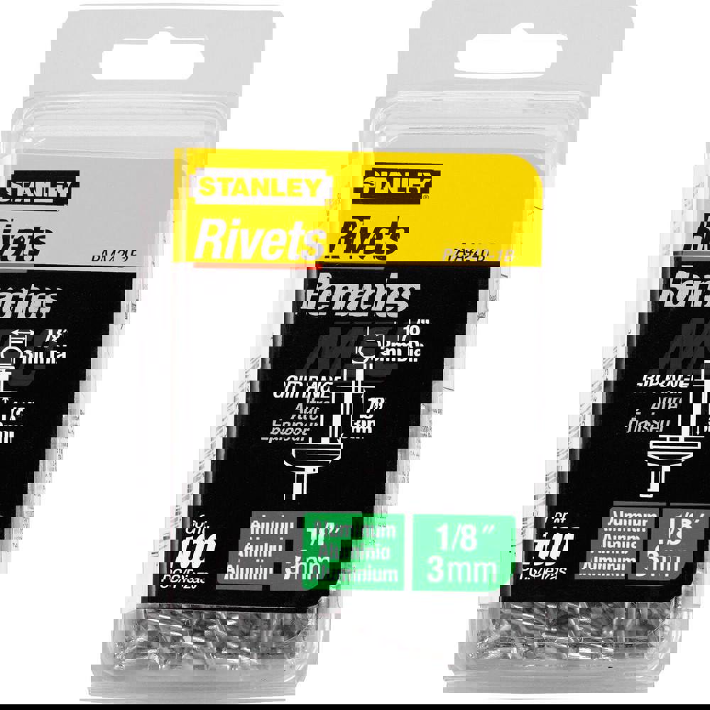 RIVET ALUM 1/8 X 1/8 100PK