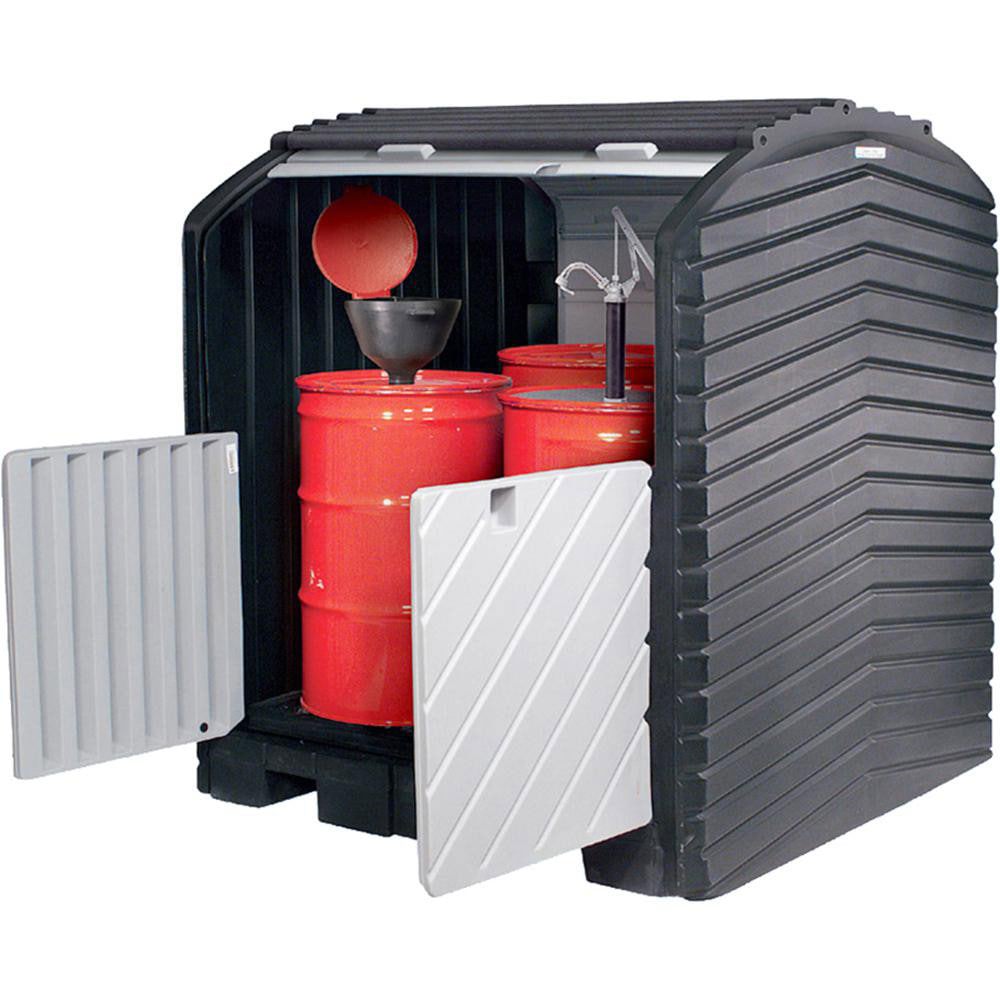 Spill Pallets, Platforms, Sumps & Basins; Product Type: Spill Pallet ; Sump Capacity (Gal.): 75.00 ; Maximum Load Capacity: 9000.00 ; Material: Low Density Polyethylene; Polyethylene ; Height (Decimal Inch): 79.000000 ; Drain Included: No