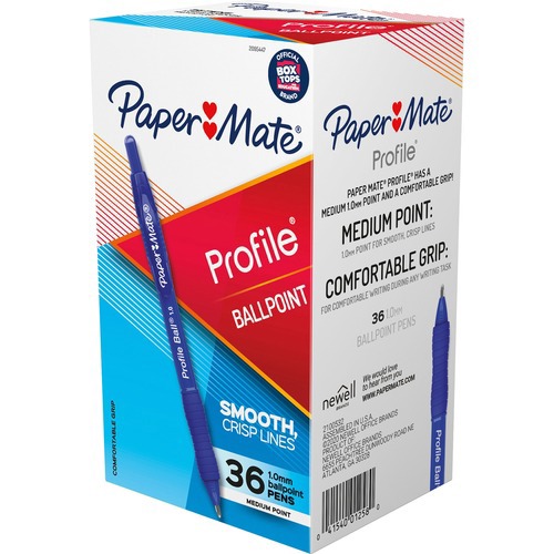 PEN,BALLPT,1.0MM,36/PK,BE