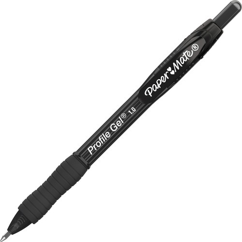 PEN,GEL,1.0MM,12/PK,BK