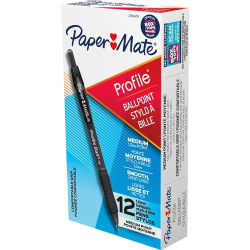 PEN,BALLPT,1.0MM,BK