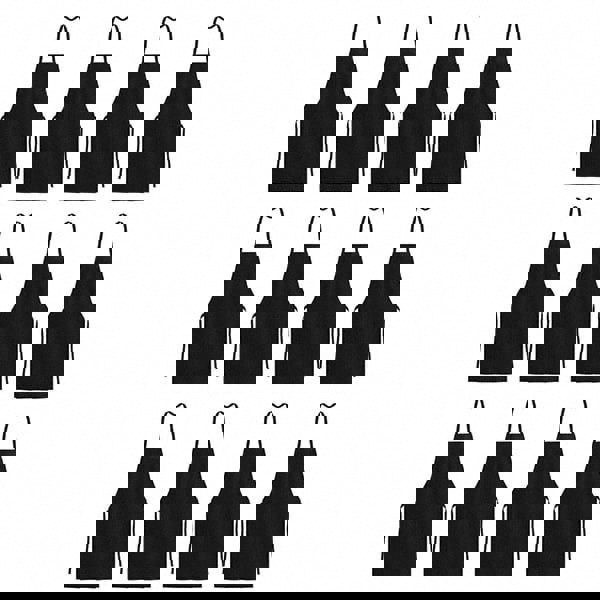 Disposable Bib Apron: Black