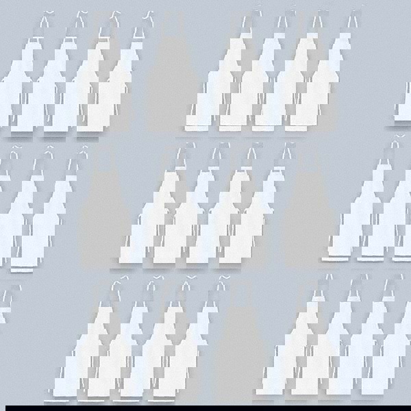 Disposable Bib Apron: White