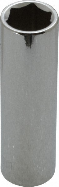 Deep Hand Socket: 10 mm Socket, 6-Point