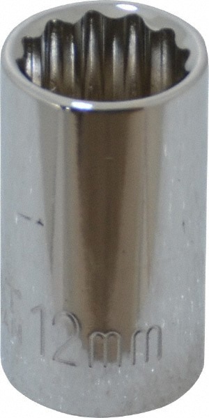 Hand Socket: 12 mm Socket, 12-Point