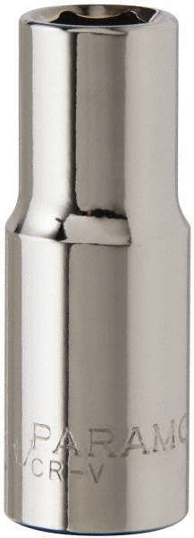 Deep Hand Socket: 10 mm Socket, 6-Point