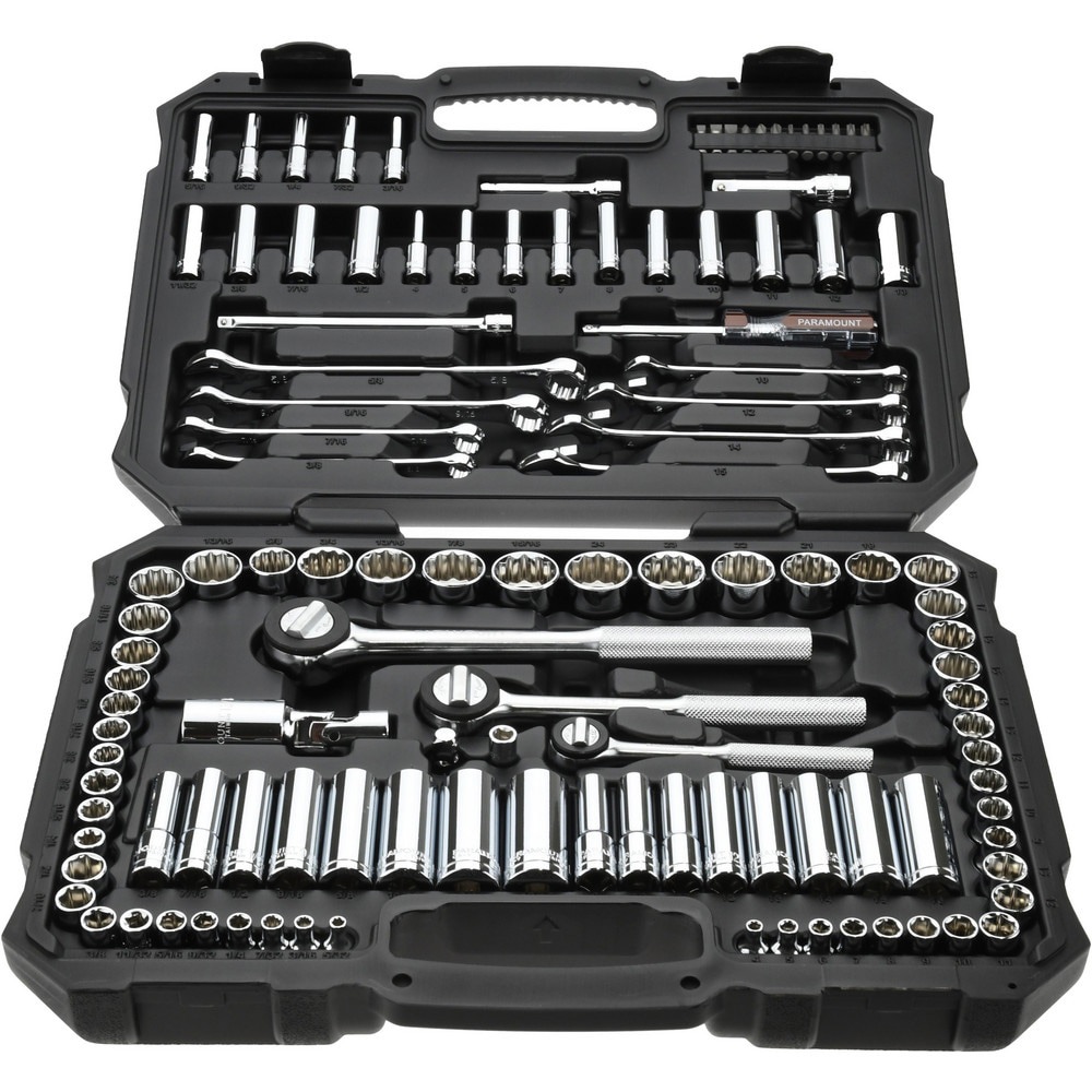Deep Standard Socket Set: 116 Pc, 1/2