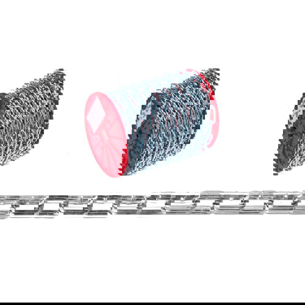 Weldless Chain; Type: Single Jack Chain ; Chain Type: Single Jack ; Material: Steel ; Chain Diameter (Decimal Inch): 0.0781 ; For Lifting: No ; Inside Length: 1.29in