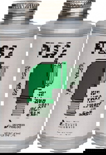 Pipe Thread Sealant: Gray, 1 pt Can