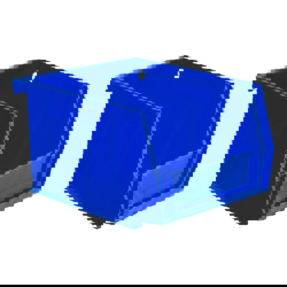 Plastic Hang & Stack Bin: Blue