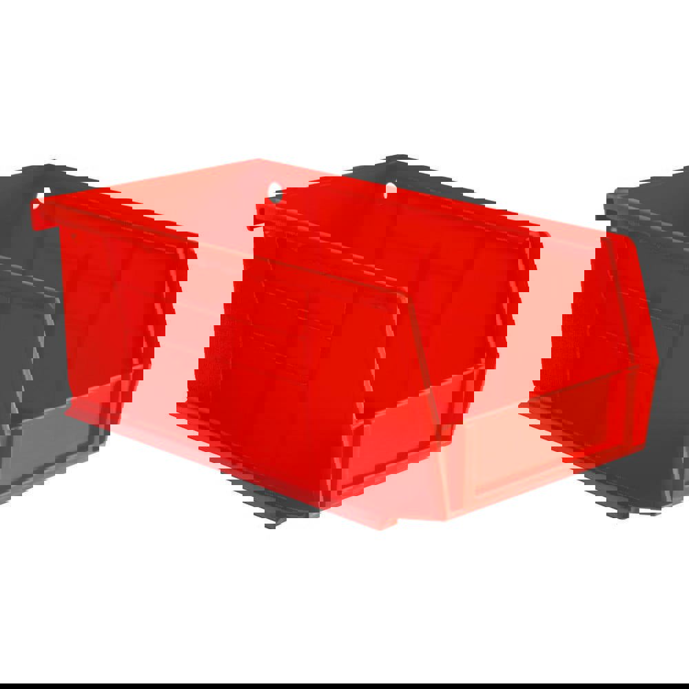 Plastic Hang & Stack Bin: Red