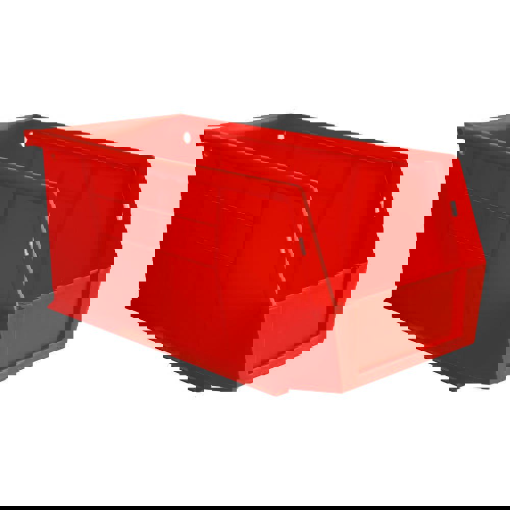 Plastic Hang & Stack Bin: Red