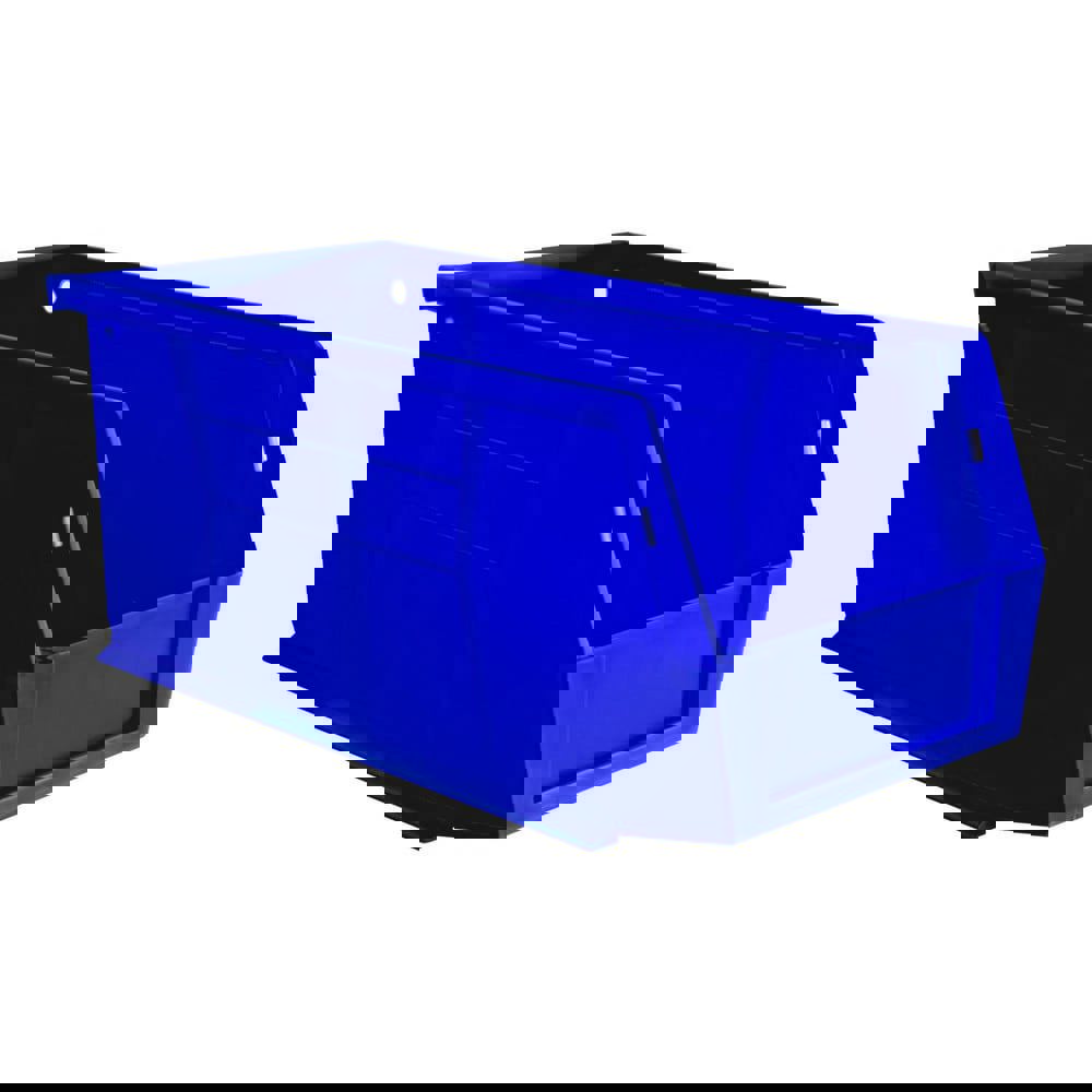 Plastic Hang & Stack Bin: Blue
