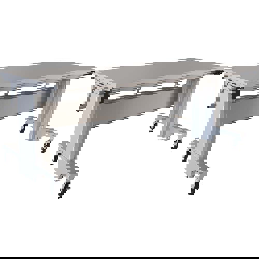 Mobile Work Benches; Bench Type: Electric Height Adjustable Workstation ; Depth (Inch): 36 ; Leg Style: Adjustable Height; C-Leg (Cantilever); Motor Height Adjustment ; Load Capacity (Lb. - 3 Decimals): 1200.000 ; Height (Inch): 28 ; Color: Gray