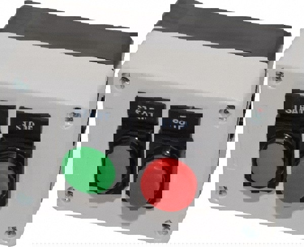 Push-Button Control Station: 1NO/1NC, Start & Stop