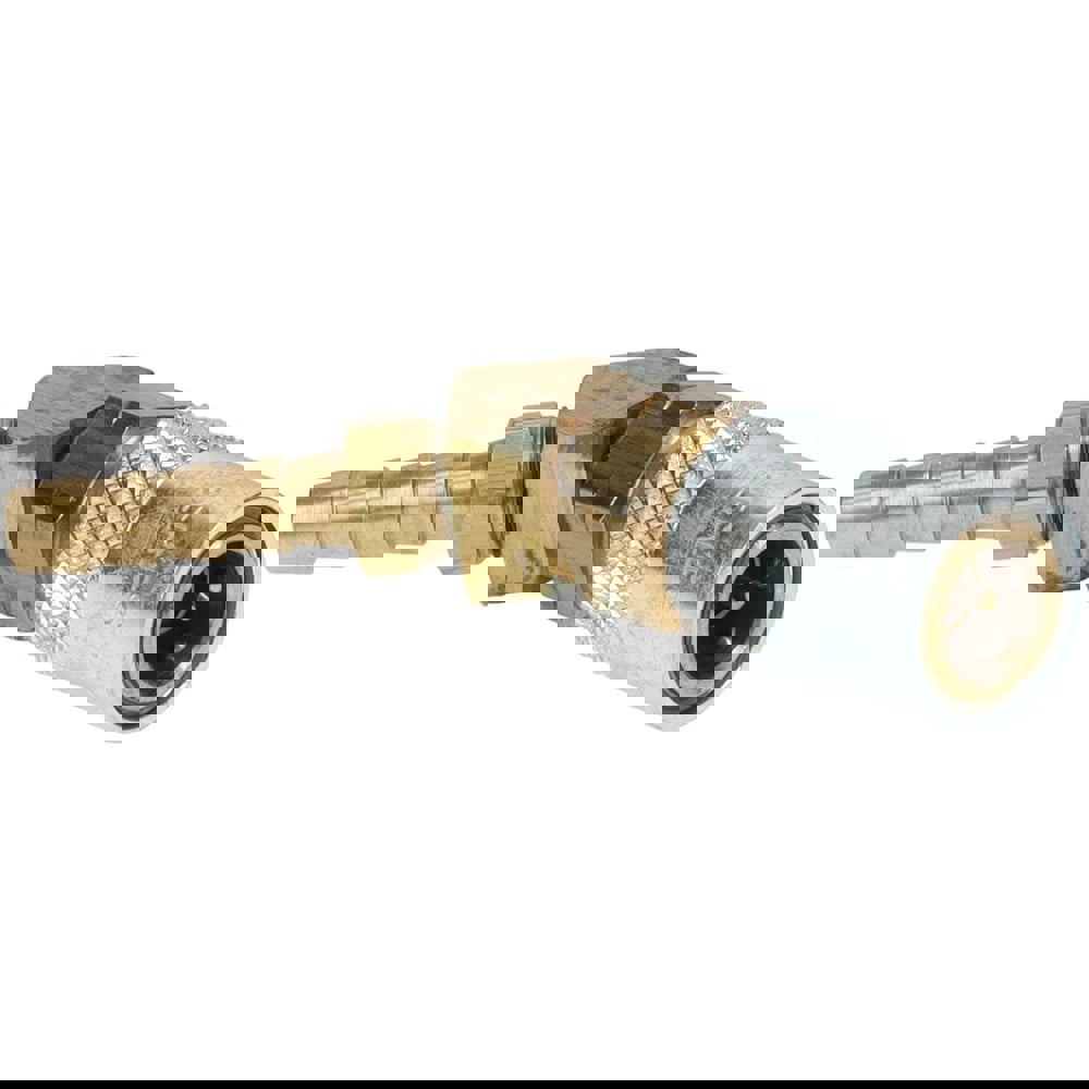 Hydraulic Hose 45 &deg; Hose Barb Coupler: 200 psi