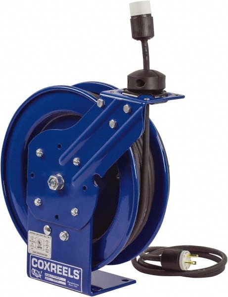 Cord & Cable Reel: 12 AWG, 100' Long, Outlet End