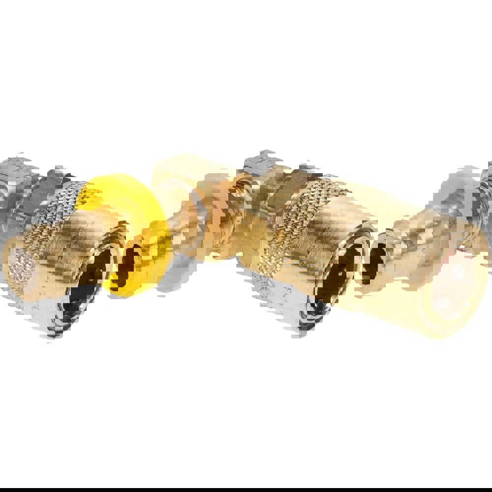 Hydraulic Hose 90 deg Push-Lok Barb Coupler: 0.5000