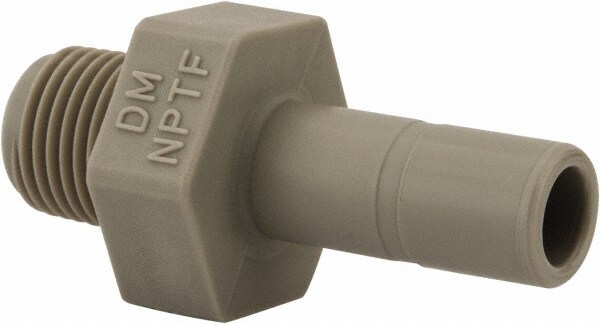 Push-To-Connect Tube Fitting: Stem Adapter, 1/8
