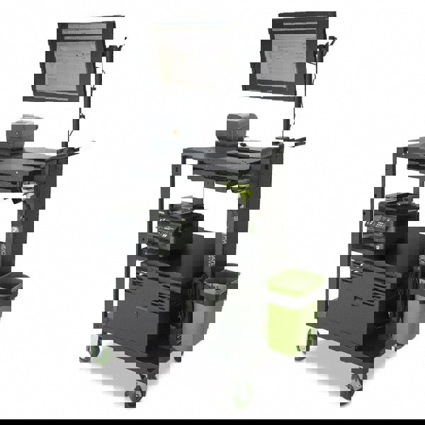 Computer Workstation Mobile Work Center: 35-1/2