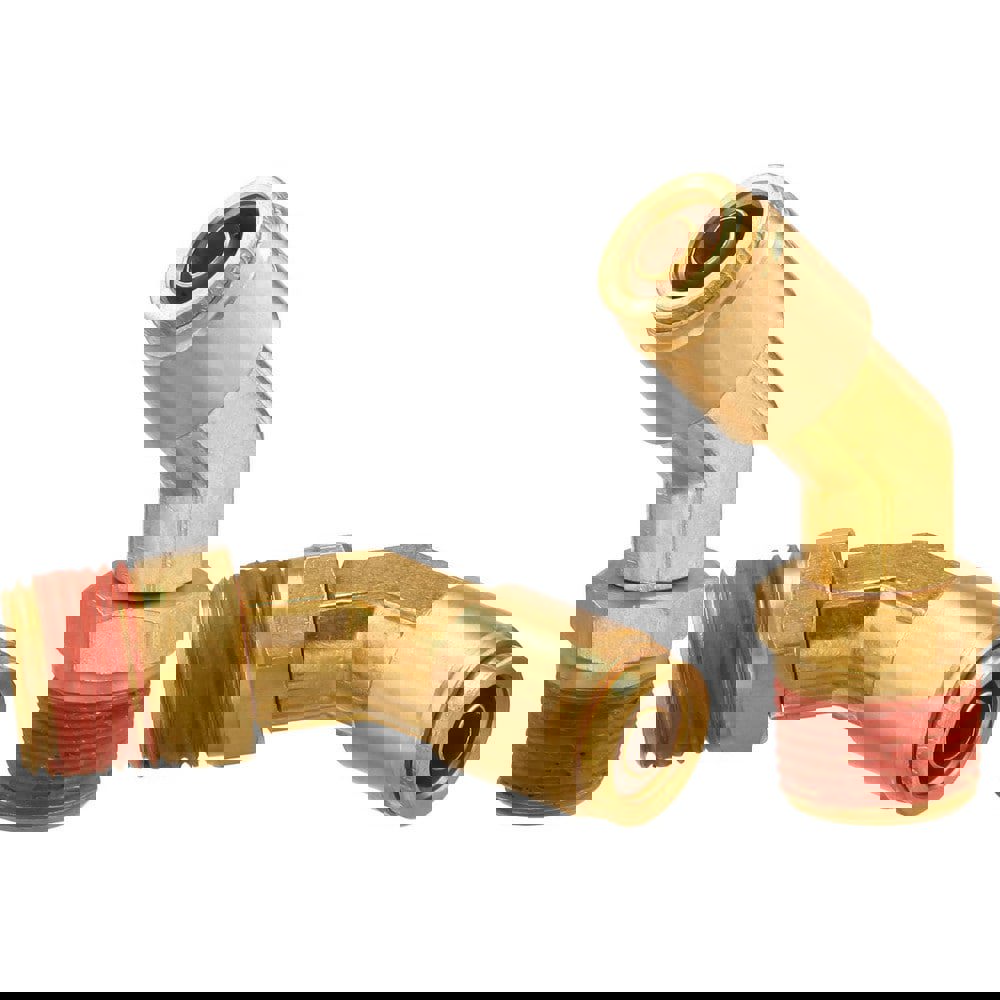 Metal Push-To-Connect Tube Fittings; Connection Type: Push-to-Connect x MNPT ; Material: Brass ; Tube Outside Diameter: 3/8 ; Maximum Working Pressure (Psi - 3 Decimals): 250.000 ; Standards: DOT ; Thread Type: NPT