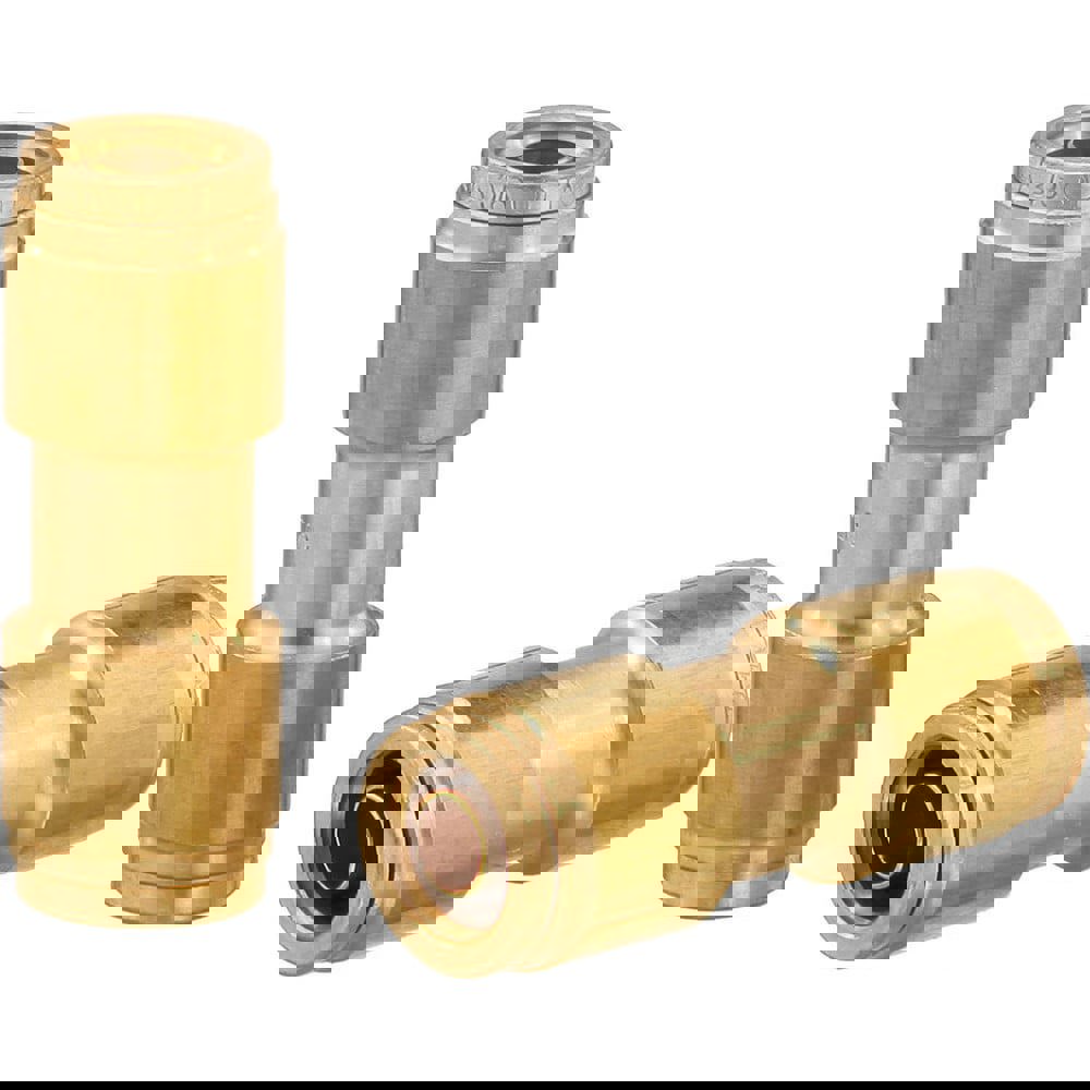 Metal Push-To-Connect Tube Fittings; Connection Type: Push-to-Connect ; Material: Brass ; Tube Outside Diameter: 3/4 ; Maximum Working Pressure (Psi - 3 Decimals): 250.000 ; Overall Length (mm): 53.00 ; Standards: DOT