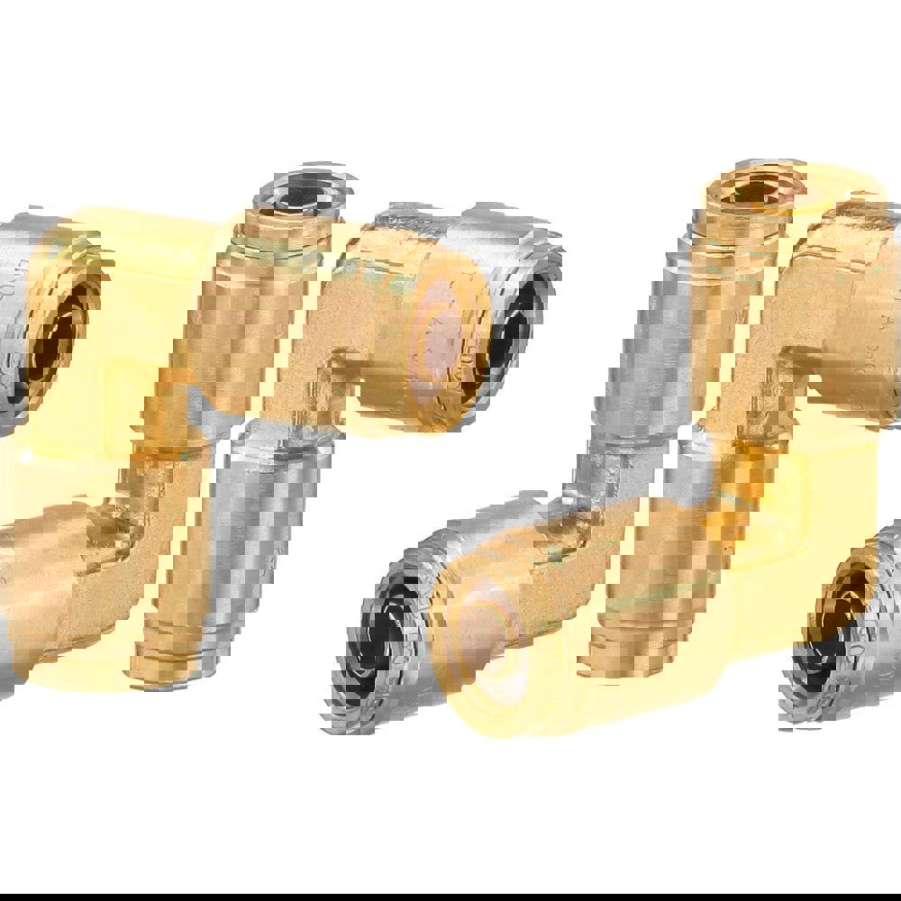 Metal Push-To-Connect Tube Fittings; Connection Type: Push-to-Connect ; Material: Brass ; Tube Outside Diameter: 1/4 ; Maximum Working Pressure (Psi - 3 Decimals): 250.000 ; Standards: DOT ; UNSPSC Code: 27121700