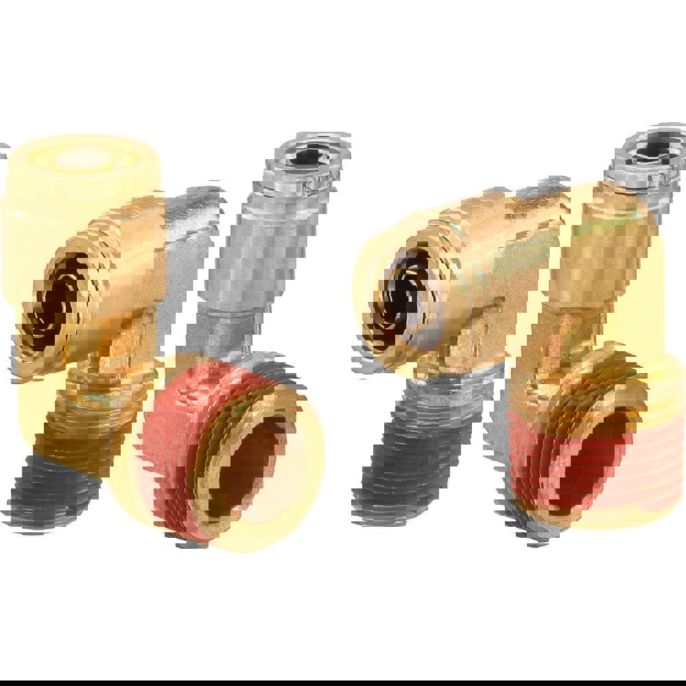 Metal Push-To-Connect Tube Fittings; Connection Type: Push-to-Connect x MNPT ; Material: Brass ; Tube Outside Diameter: 3/4 ; Thread Type: NPT ; Standards: DOT ; For Use With: General Purpose