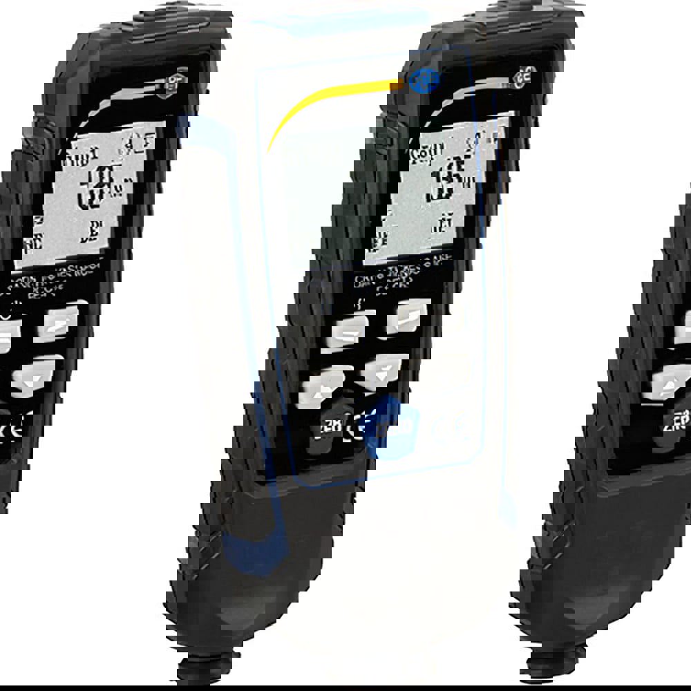 Coating Thickness Gages; Minimum Thickness Measurement: 0 ; Maximum Thickness Measurement: 53.1 ; Accuracy: 2.5% ; Probe Material: Carbide ; Base Material: Nonferrous; Ferrous