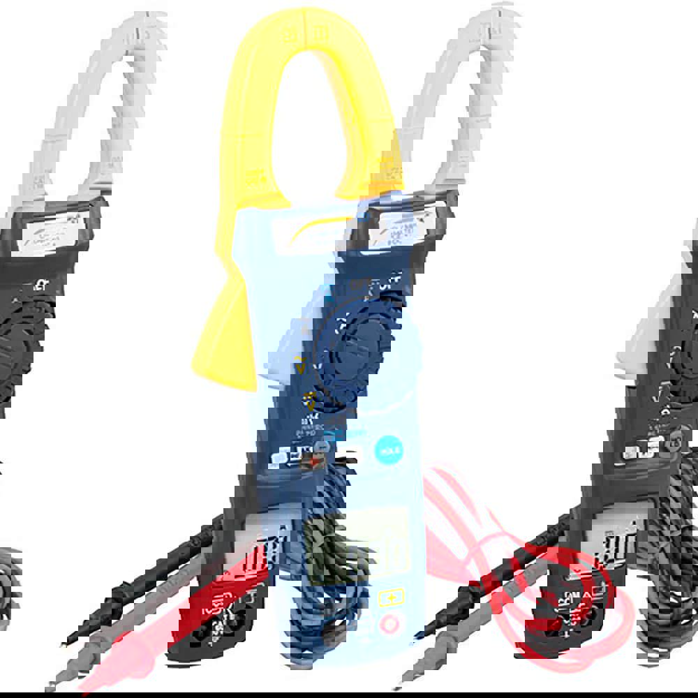 Compact Manual Ranging & Voltage Clamp Meter: CAT I & CAT II, 0.1