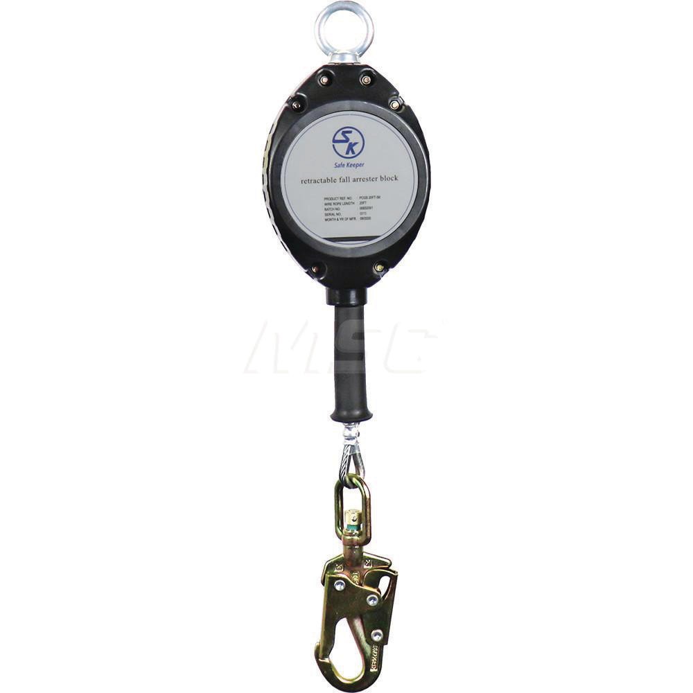 Self-Retracting Lifeline: 310 lb Capacity, 20.00' Lifeline