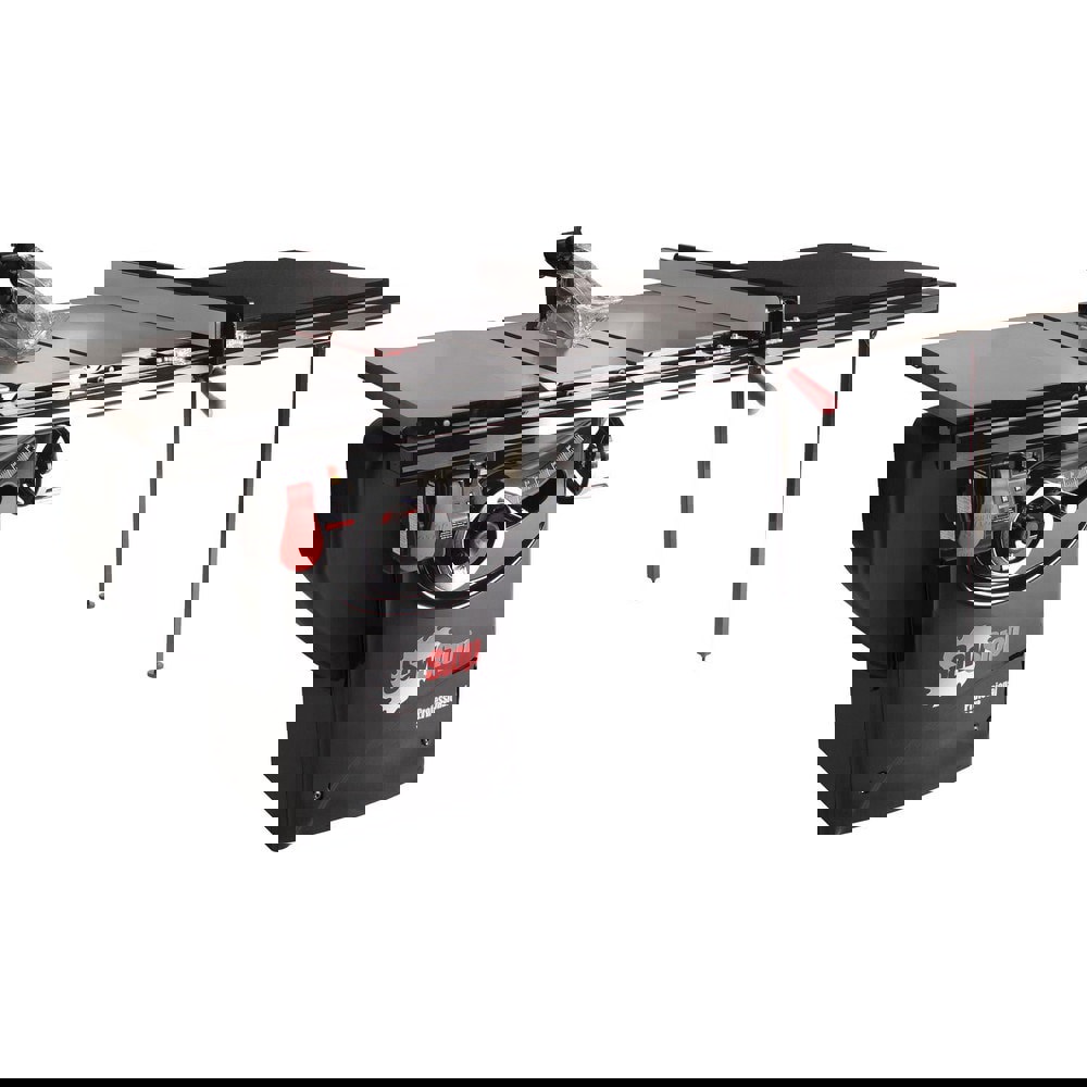 3HP Professional Cabinet Saw with 52 Professional T-Glide fence system, rails & extension table