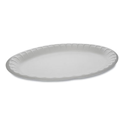 PLATE,OVAL PLATTER,WH