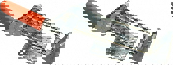 Pull-Action Latch Clamp: Horizontal, 2,000 lb, U-Hook, Flanged Base