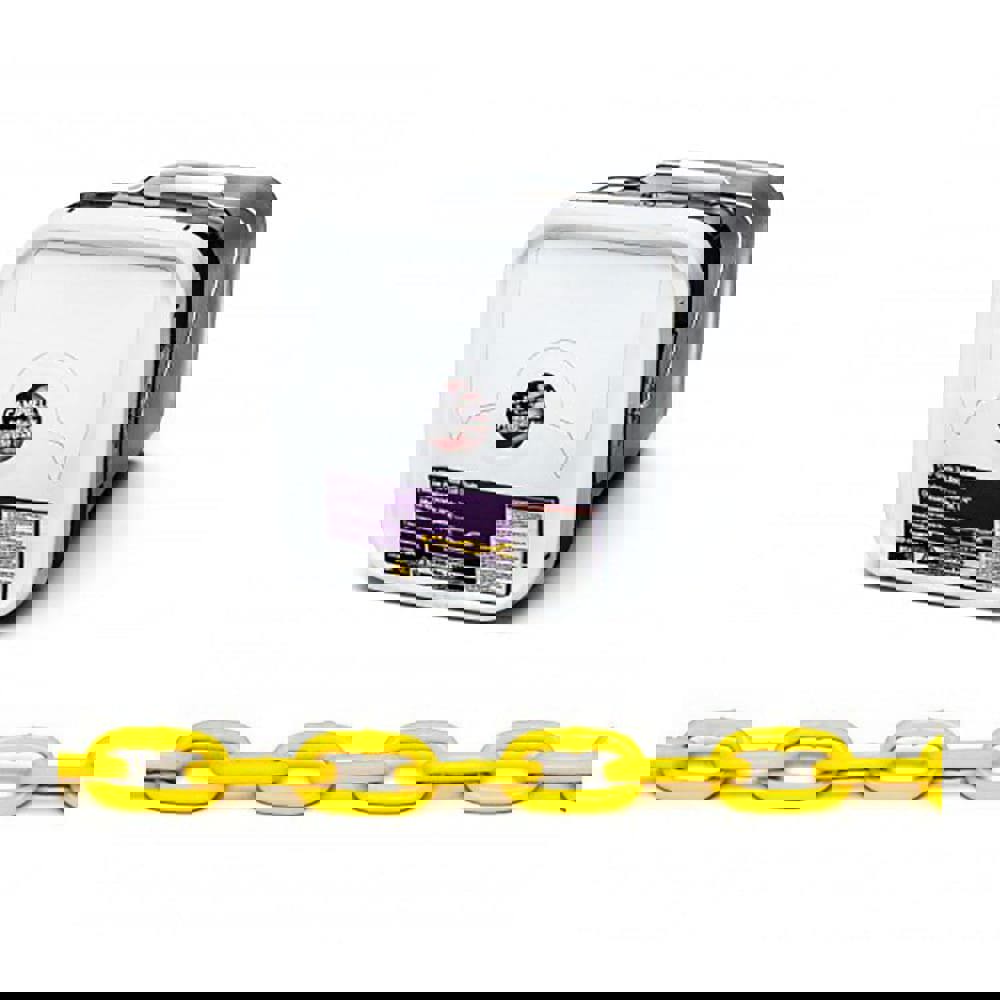 Welded Chain; Load Capacity (Lb. - 3 Decimals): 1300; Material: Carbon Steel; Chain Grade: 30; Welding Type: Welded; For Lifting: No; Overall Length: 75 yd; 75 m; 75 cm; 75 in; 75 mm; 75 ft; Type: Proof Coil Chain; Inside Length: 1.2 mm; 1.2 in; Inside Wi