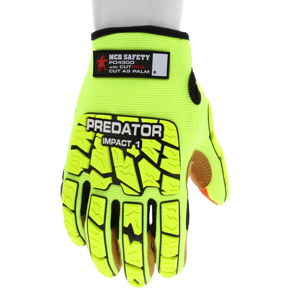 Cut, Puncture & Abrasion-Resistant Gloves: Predator PD4900, Size 4X-Large, ANSI Cut A9, ANSI Puncture 5, Uncoated, Synthetic & HPPE