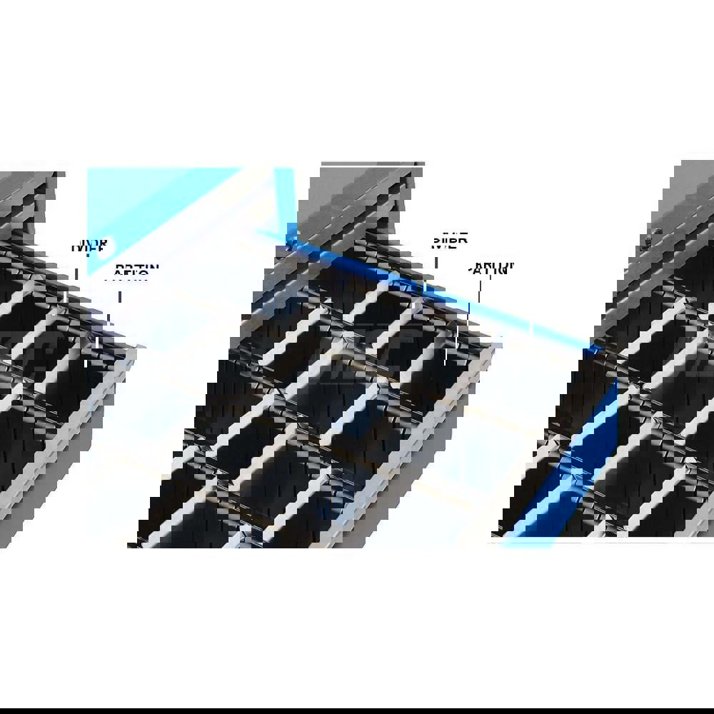 Drawer Divider Layouts; For Drawer Height: 6 (Inch); Compartment Sizes: Partition: 6