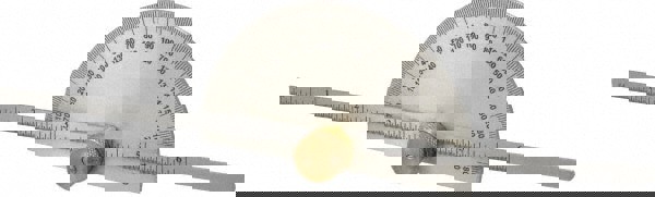 0 to 6 Inch Rule Measurement Range, 0 to 180&deg; Angle Measurement Range, Half Round Head Stainless Steel (Rule); Steel (Head) Protractor and Depth Gage