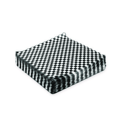 WRAP,BLK CHK,12X12,GR,5K
