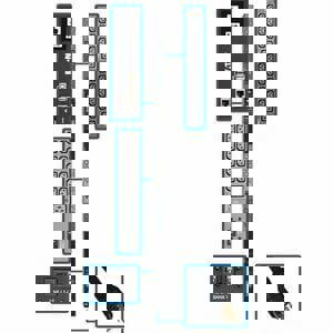 PDU 3PHASE MONITORED 10KW 200/208/240V 4