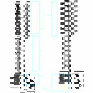 PDU 3PHASE MONITORED 8.6KW 208/120V 36 C