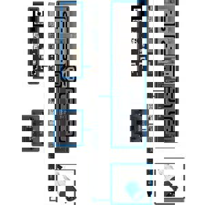 PDU 3-PHASE MONITORED 16.2KW 208/240V 60