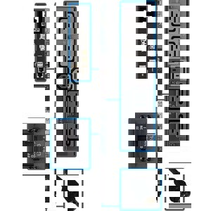 3-PHASE PDU MONITORED 208V 50A 6 C13 12