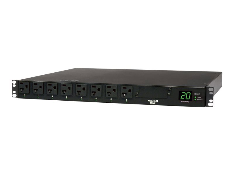 PDU METERED 1.9KW 120V 20A ATS 16 5-15/2